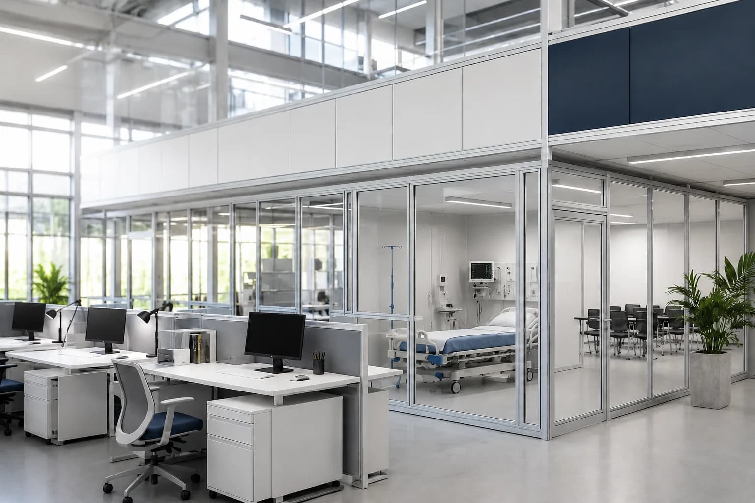 Hospitales, universidades e instituciones