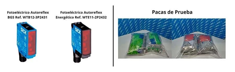 Detección de empaques de bolsa transparente
