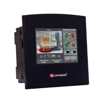 Samba 3.5" programmable logic controller with HMI: Unitronics