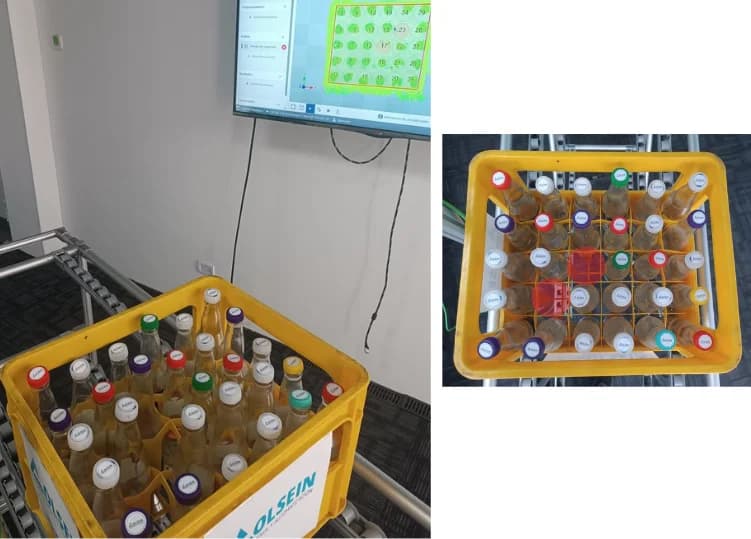 Inspección 3D: Detección de botellas en procesos de distribución