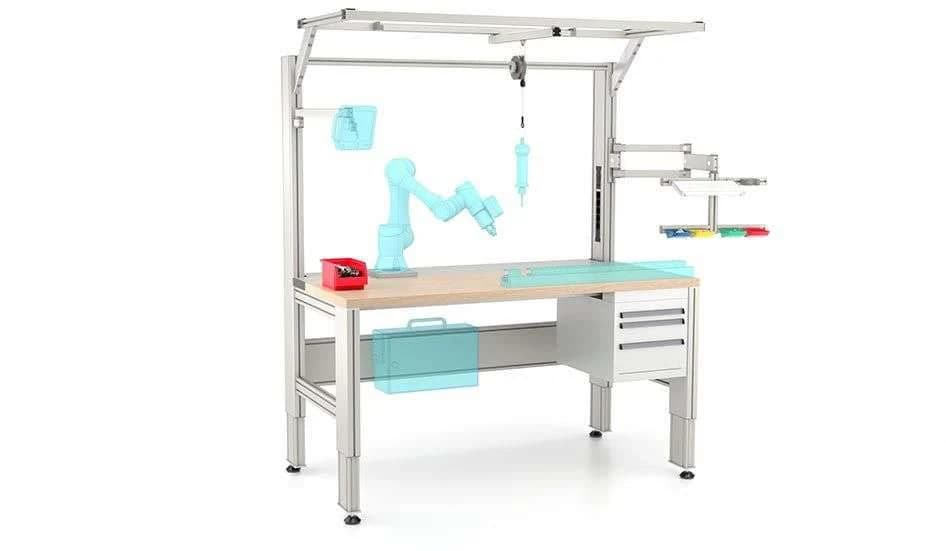 Mesa de trabajo modular MB