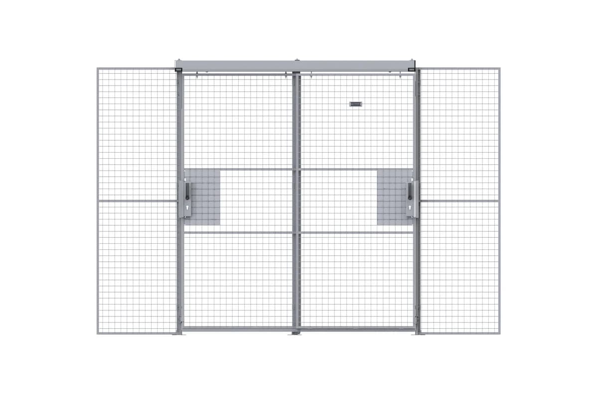 Double Sliding Door in double rail