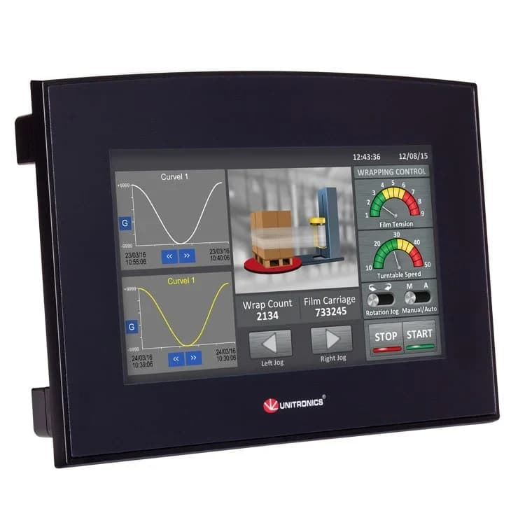 Samba 7: PLC controller with built-in HMI by Unitronics