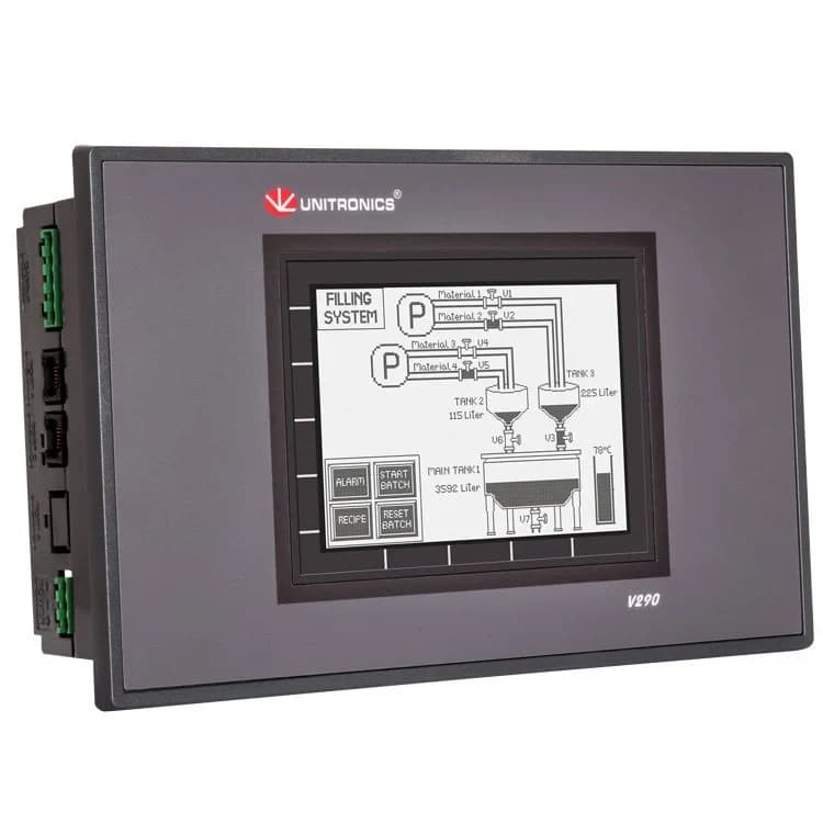 Programmable logic controller- Vision290 with integrated HMI panel