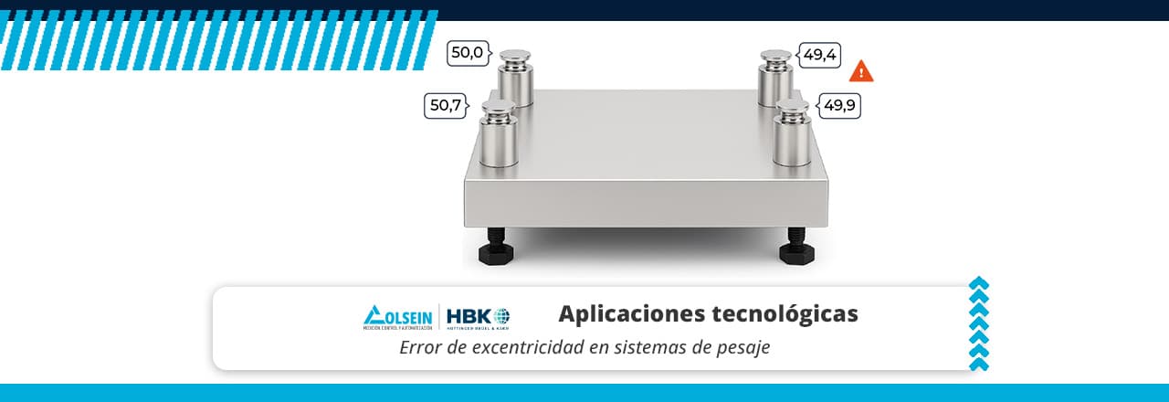 Error de excentricidad en sistemas de pesaje