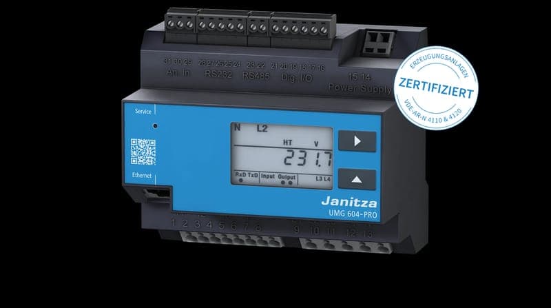 Analizador de calidad de energía UMG 604-PRO