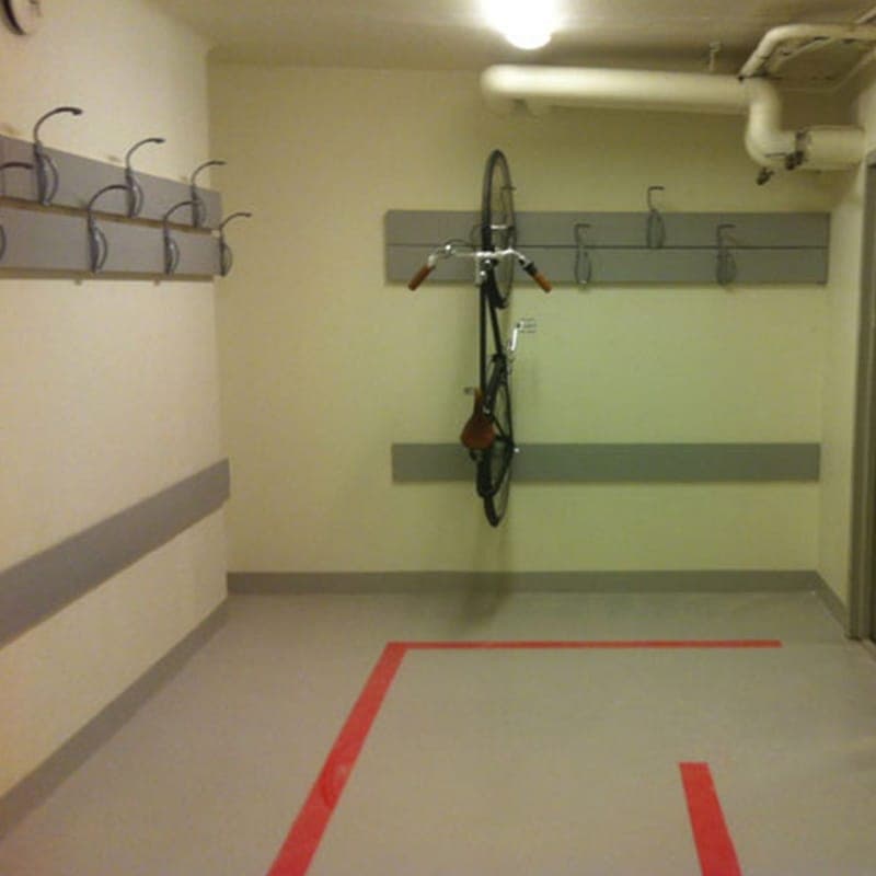 Fixed bike hooks