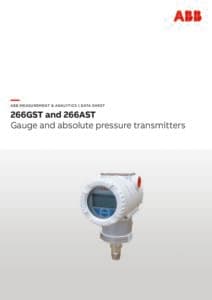 266AST-1 transmisor de presión absolute