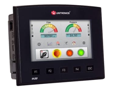 PLC controller Vision430 with embedded HMI panel