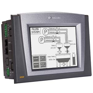 Programmable logic controller with integrated HMI panel- Vision530